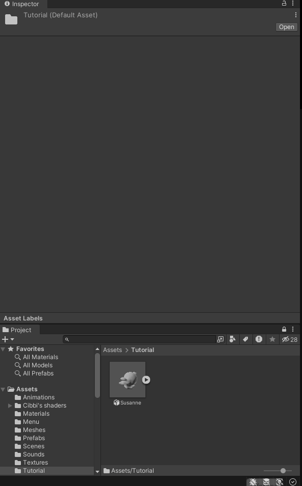 Import settings